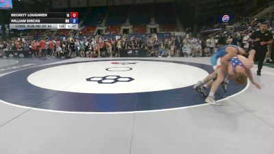 120 lbs Cons. Sub-rd Of 64 - Beckett Loughren, Iowa vs William Dircks, Minnesota