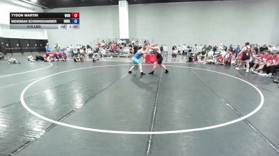 285 lbs Tyson Martin, Wisconsin Red vs Nehemiah Schwinghammer, Minnesota Blue