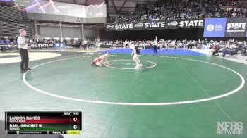 1A 126 lbs Quarterfinal - Raul Sanchez III, Wapato vs Landon Ramos, Castle Rock