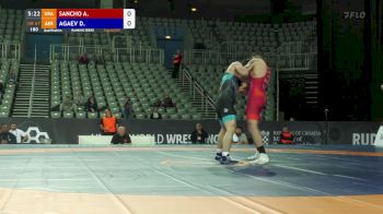 67 kg Qualif - Alejandro Sancho, USA vs Daniial Agaev, AIN