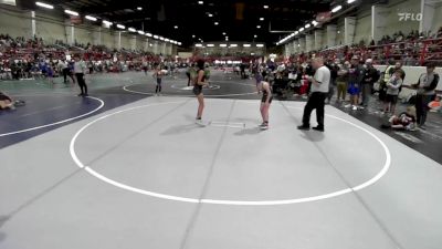 88 lbs Round Of 16 - Alexa Flores, Grant County Elite vs Aurora Teeples, Mayer