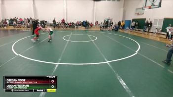 85 lbs Champ. Round 2 - Logan Freeman, Lander USA Wrestling vs Deegan Vogt, Big Piney Pinners Wrestling Club