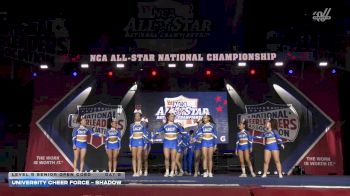 University Cheer Force - Shadow [2026 L5 Senior Open Coed Day 2] 2026 NCA All-Star National Championship
