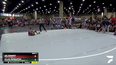 55 lbs Round 1 (6 Team) - Jay Downey, Morris Fitness vs Myles Pendleton, North Desoto Wrestling Academy