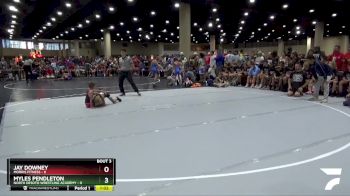 55 lbs Round 1 (6 Team) - Jay Downey, Morris Fitness vs Myles Pendleton, North Desoto Wrestling Academy