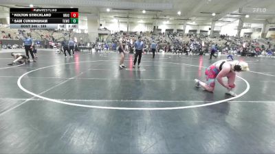 189 lbs Semifinal - Sam Cunningham, Blackman Wrestling Club vs Kolton Strickland, GroundZero