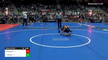 67 lbs Consolation - Bradley Davies, Choctaw Ironman vs Franklin Pennix, Harvey Twisters