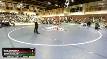 58 lbs Round 3 - Devin Pantaleon, TUF California Wrestling Acade vs Isaac Henderson, Team Temecula /Pin Club
