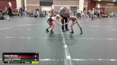 72 lbs Round 3 (4 Team) - Nash Metcalf, Contenders WA Green vs Easton Kommick, Ohio Gold