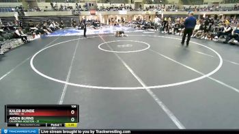 106 lbs Round 1 (4 Team) - Aiden Burns, Caledonia-Houston vs Kaleb Runde, Holmen