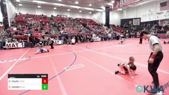 46 lbs Quarterfinal - Garrett Doyle, Cowboy Wrestling Club vs Camden Holden, Ponca City Wildcat Wrestling