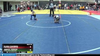 70 lbs Quarterfinal - Alaina Chambers, Lancaster Wrestling Club vs Abbigal Iverson, Tomah Youth Wrestling