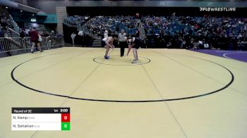 220 lbs Round Of 32 - Nick Kemp, Bingham vs Nicholas Sahakian, St John Bosco