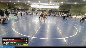 165 lbs 1st Place Match - Jacob Blandford, Team Idaho vs Henry Hanssen, Wasatch