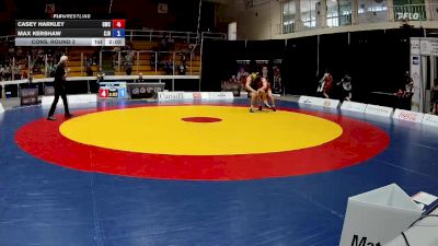 70kg Cons. Round 2 - Casey Harkley, Guelph Wrestling Club vs Max Kershaw, Saskatoon Junior Huskies