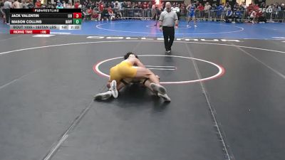 165Tan lbs Rr Rnd 1 - Jack Valentin, LIU vs Mason Collins, Navy