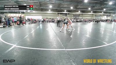 120 lbs Consi Of 16 #2 - Maverick Weyer, Tonganoxie vs Finley Meddaugh, Tonganoxie
