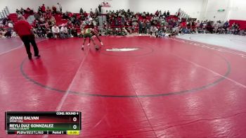 126 lbs Cons. Round 4 - Jovani Galvan, Smoky Hill vs Reyli Diaz Gonnzalez, Pueblo County