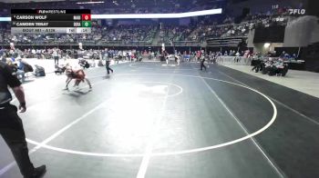 Cons. Round 1 - Camden Tebay, Dell Rapids vs Carson Wolf, Madison