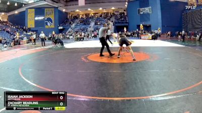 132 lbs Cons. Round 3 - Zachary Beadling, St Joseph Metuchen vs Isaiah Jackson, Gettysburg