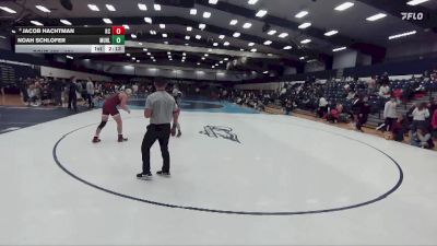 174 lbs Cons. Round 4 - Noah Schlofer, Muhlenberg vs Jacob Hachtman, King`s College