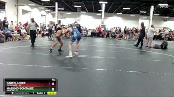 132 lbs Round 1 (4 Team) - Massimo Gonzalez, Suzie WC vs Caden Judice, PA Alliance