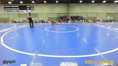 65 lbs Rr Rnd 5 - Zayley Martinez, SOTM OK K-6 2 vs Lillian Shuemake, Mat Union Misfits K-6