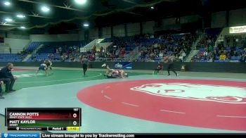 197 lbs Quarterfinal - Cannon Potts, Minot State (N.D.) vs Matt Kaylor, UMary