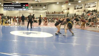 138 lbs Consi Of 4 - Hayden Delrosario Rodrigues, Ludlow vs Mari De Souza, Rockland