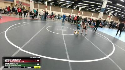 74 lbs Champ. Round 1 - Eamon Kelts, NB Elite Wrestling Club vs Simon Gilhooly, Austin Texas Wrestling Club