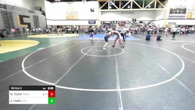 184C lbs Rr Rnd 3 - Nate Taylor, Penn vs James Lledo, Lock Haven