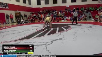 132 lbs 1st Place Match - Kole Johnson, Crestwood, Cresco vs Ethan Traub, Clarion-Goldfield-Dows