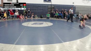 70 lbs Champ. Round 1 - Bennett Gholson, Lions Youth Wrestling vs Bridon Bowen, Oakley Hornets Wrestling Club Inc.