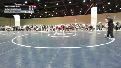 190 lbs Champ. Round 4 - Riley Samarripa, OK vs Aleah Underwood, OK