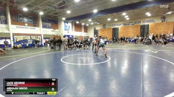 150 lbs Cons. Round 1 - Jack George, Bishop Amat vs Armaan Nikoo, Irvine