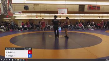 62 kg Quarterfinal - Aleah Noelle Nickel, CAN vs Ashlynn Justine Ortega, USA
