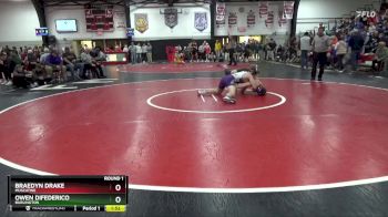 157 lbs Round 1 - Braedyn Drake, Muscatine vs Owen Difederico, Burlington