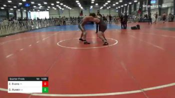 220 lbs Quarterfinal - Zachary Evans, PA vs Dylan Russo, OH
