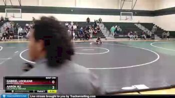 86 lbs Cons. Round 3 - Aaron Ali, Colleyville Heritage vs Gabriel Locklear, Keller Fossill Hill