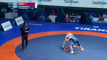 55 kg Final 3-5 - Tatiana Debien, France vs Areana Louise Villaescusa, United States