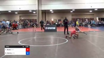 74 lbs Semifinal - Timmy Boda, Central Florida Wrestling Academy @LHP (Lake Highland Prep) vs Sean Kenny, Apex Wrestling School