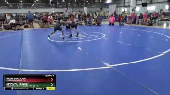 85 lbs Round 6 (8 Team) - Emmons Tewalt, HANOVER HAWKEYE/RIVER CITY WC vs Jack Beaulieu, I-64 ROADRUNNERS