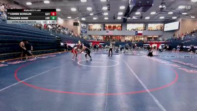 157 lbs 13th Place Match - Thaden Bone, Lucas Lovejoy vs Cohen Schulze, Katy