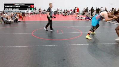 285 lbs Round 3 (4 Team) - Keondre Braddy, Bulloch Bandits Wrestling Club vs Brayden Benjamin, Mat Assassins