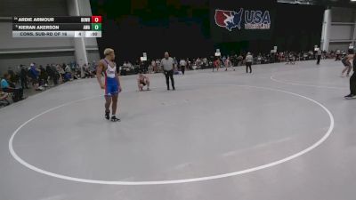 150 lbs Cons. Sub-rd Of 16 - Kieran Akerson, AMDG Wrestling Academy vs Ardie Armour, BullTrained Wrestling