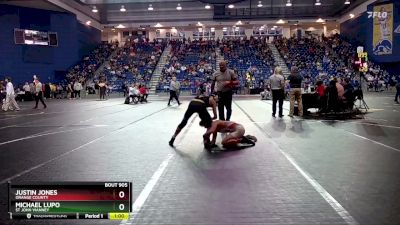 120 lbs Cons. Round 1 - Michael Lupo, St John Vianney vs Justin Jones, Orange County