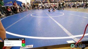 64 lbs Rr Rnd 2 - Baylon Reece, Grove Takedown Club vs Kyson Barnett, Twin Hills