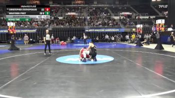 165 lbs Quarterfinal - Brayden Peet, Wis.-Whitewater vs Christopher Stathopoulos, Stevens