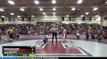 J-17 lbs Quarterfinal - Keegan Gillmore, Big Game Wrestling Club vs Gage Brunner, Indee Mat Club