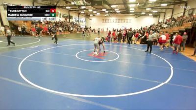 184 lbs Champ. Round 1 - Luke Dwyer, Manchester vs Mathew Gummere, Case Western Reserve